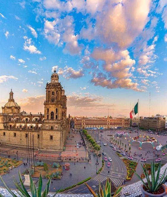 Modern Studio, Rooftop Charm, Cdmx Center2 メキシコシティ エクステリア 写真